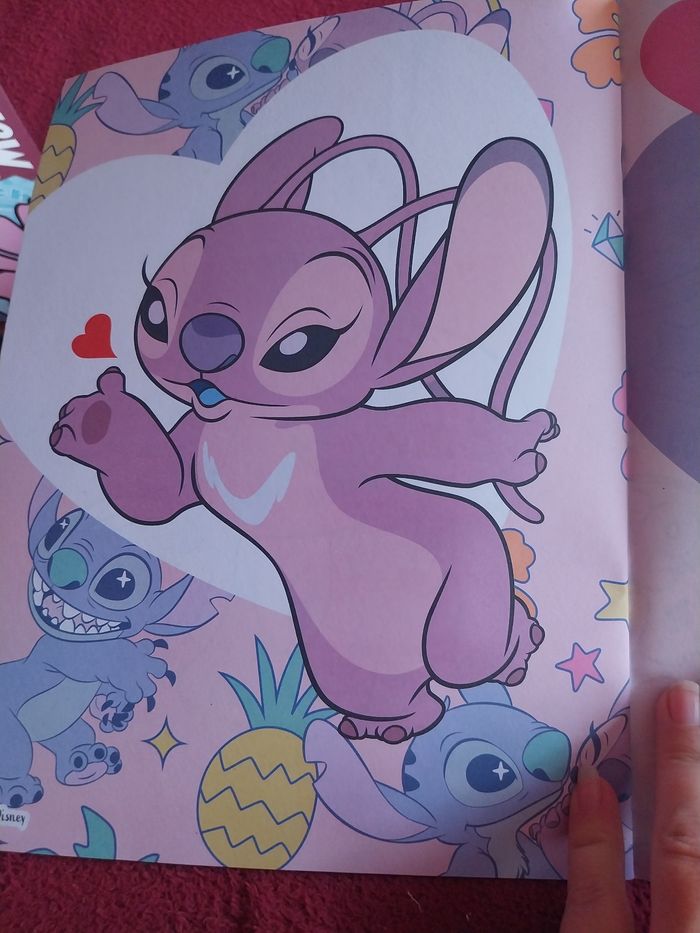 Livre de coloriages stitch et Angel - photo numéro 3