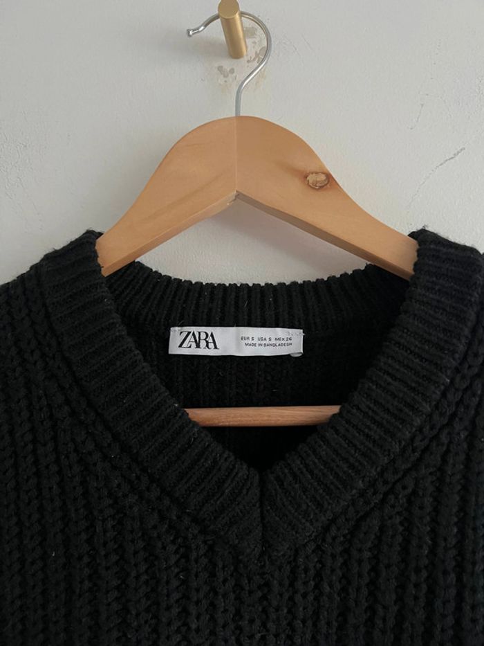 Pull noir Zara - photo numéro 2