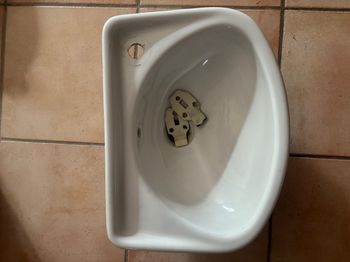 lave mains porcelaine blanc