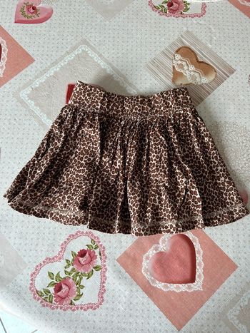Jupe motif léopard