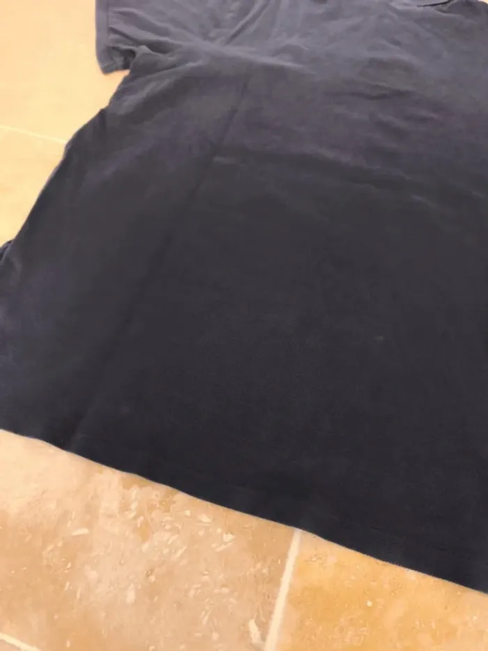 Polo Ralph Lauren homme custom fit L marine logo jaune quelques défauts - photo numéro 16