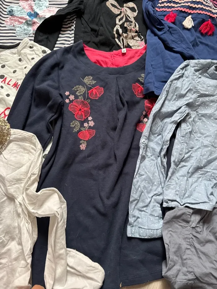 Lot tee-shirts tunique 8 ans fille - photo numéro 7