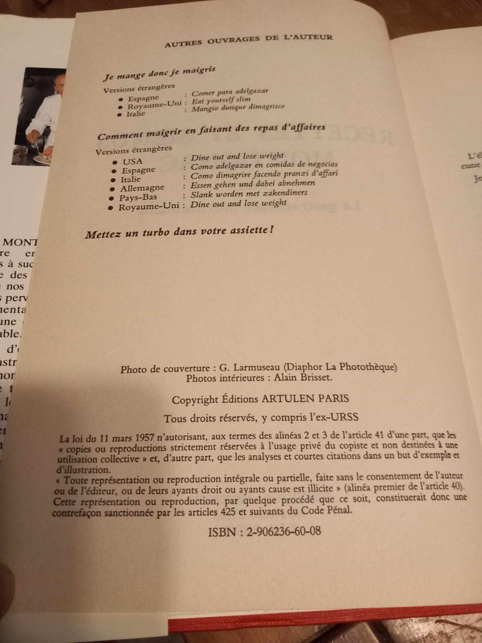 Recettes et menus Montignac - photo numéro 4