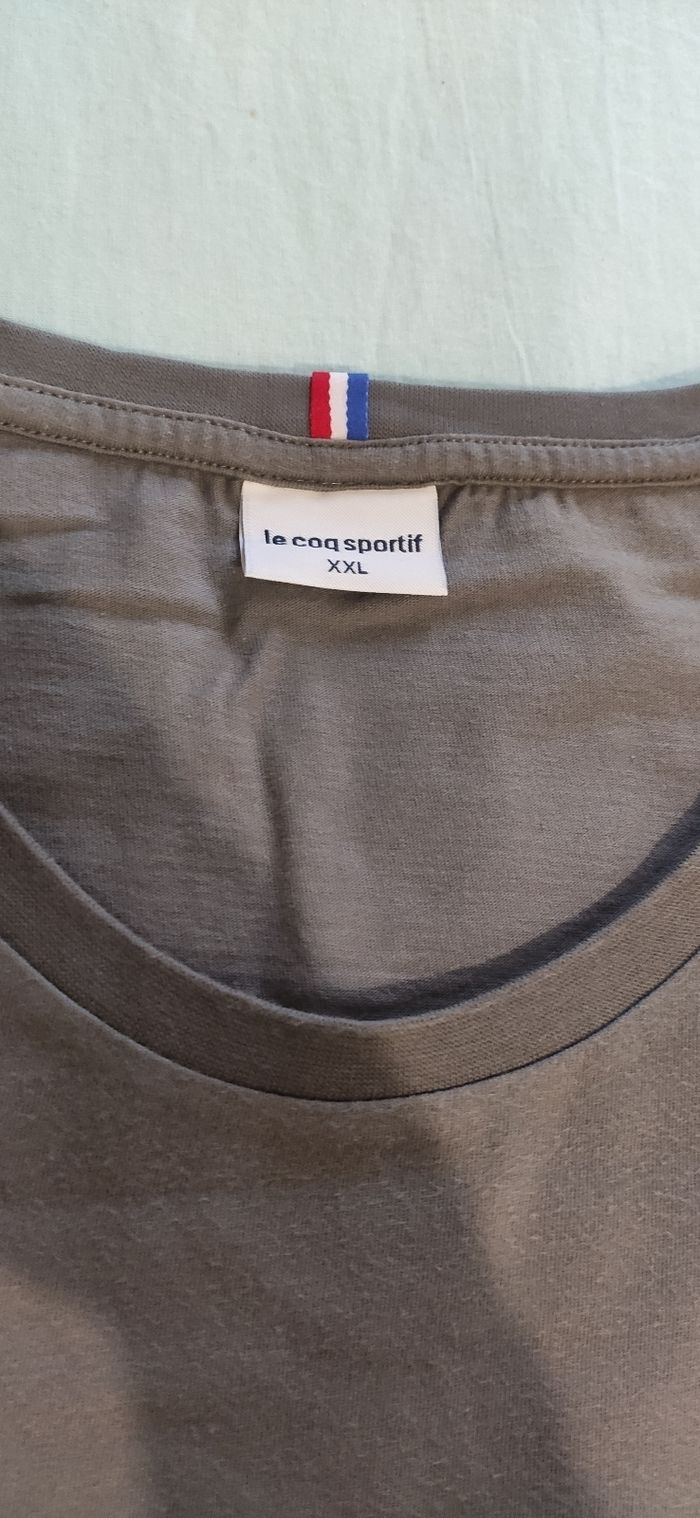 T-shirt homme taille XXL neuf, coq sportif - photo numéro 3