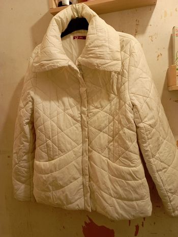 Parka doudoune blanche