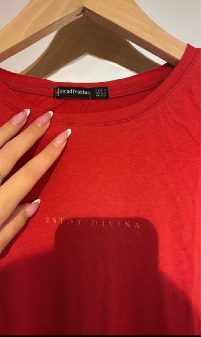 Tee shirt à motif Stradivarius taille S - photo numéro 3