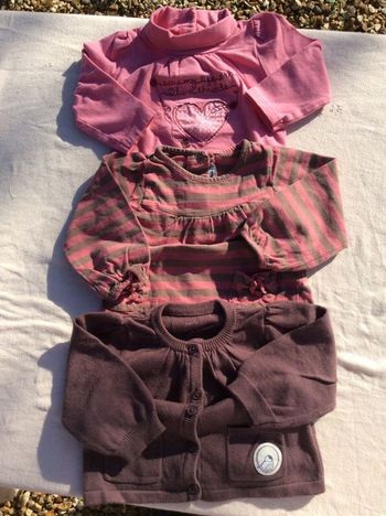 Lot tee-shirts et gilet coton - Tape à l’Oeil 6m