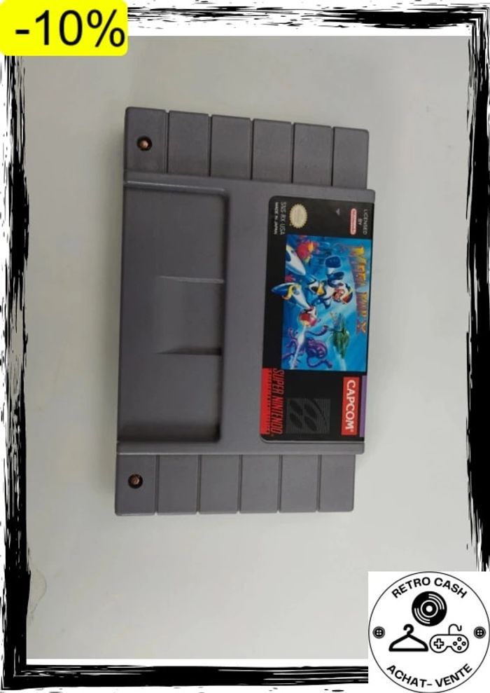 Mega Man X Super Nintendo SNES Capcom 1991 version us en boite sans notice - photo numéro 2