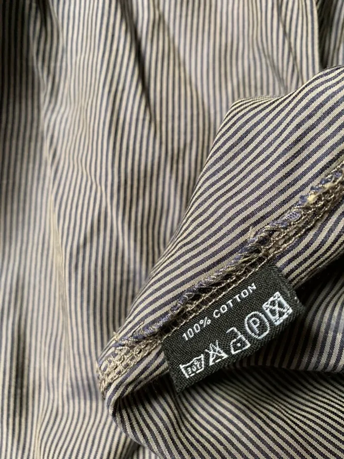Chemise rayée manche 3/4 - photo numéro 9