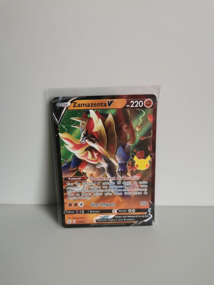 Carte Pokémon Zamazenta V 018 /025 - photo numéro 3