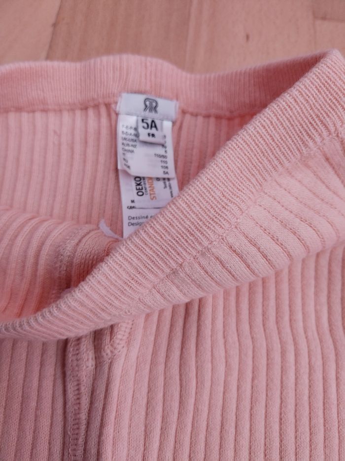 Lot de 2 leggings côtelés neufs 5ans - photo numéro 4