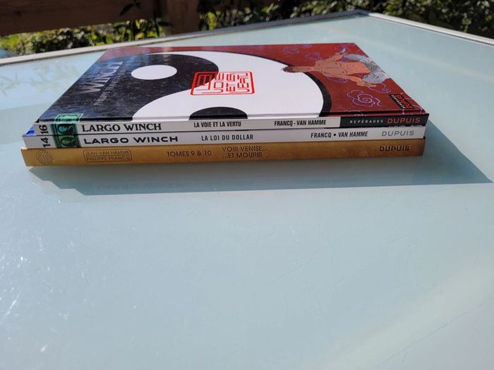 BD Largo Winch : La voie et la vertu, La Loi du Dollar, album double 20 ans tome 9 et 10 - photo numéro 2