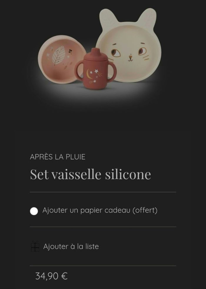 Set vaisselle silicone enfant - photo numéro 2