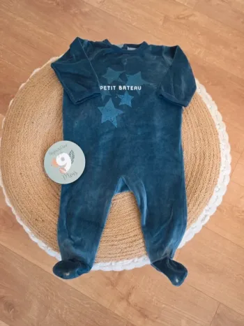 Pyjama velours Petit Bateau
