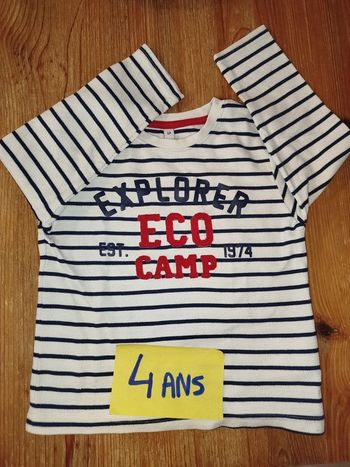 Haut manches longues 4 ans