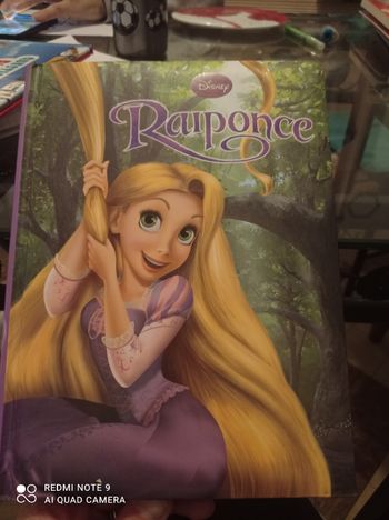 Livre raiponce Disney