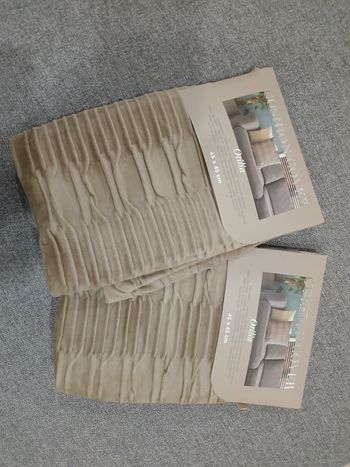 Lot de 2 housses de coussins