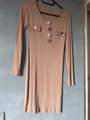 Robe  longue manche