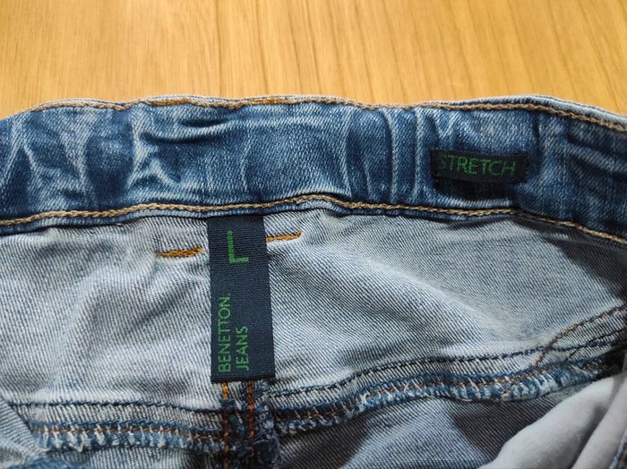 Pantalon Benetton bleu taille 8/9 ans - photo numéro 5