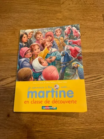 Livre Je commence à lire avec Martine en classe de découverte