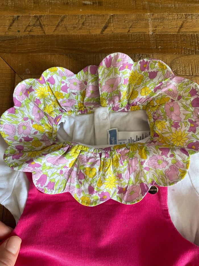 Robe rose fuschia velour - photo numéro 6