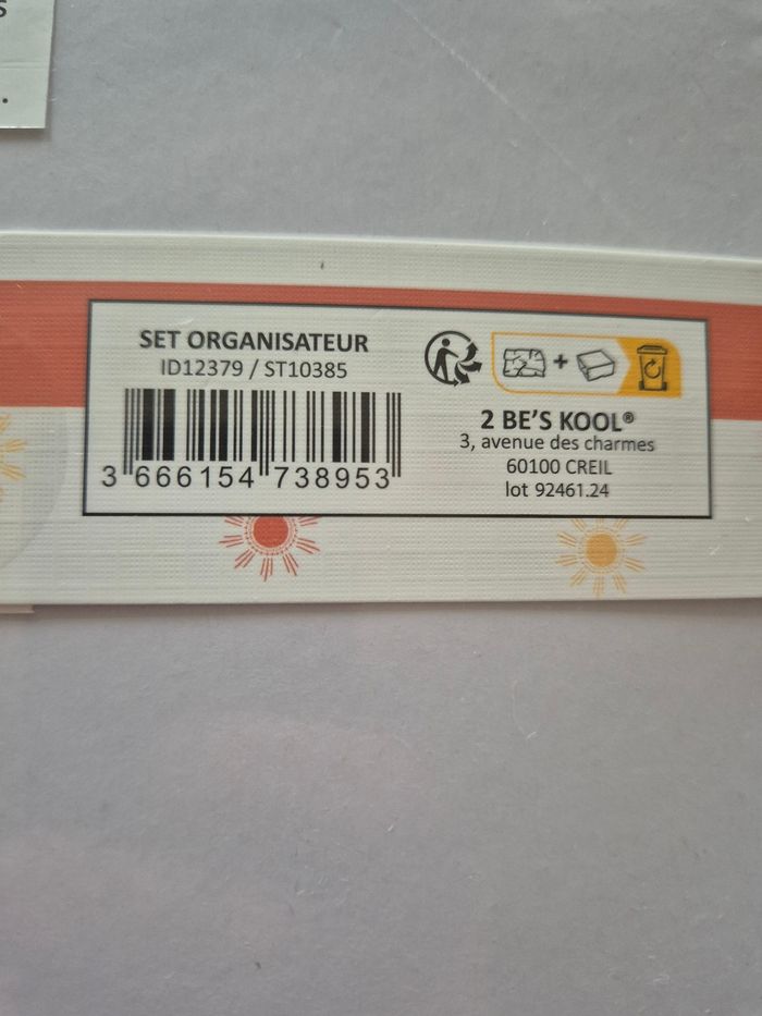 Set Organisateur - photo numéro 2