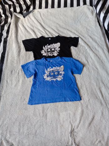 T-shirt garçon 8 ans lot de 2 c45