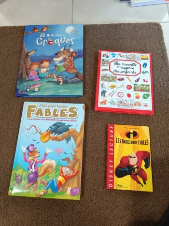 Lot 4 livres enfants