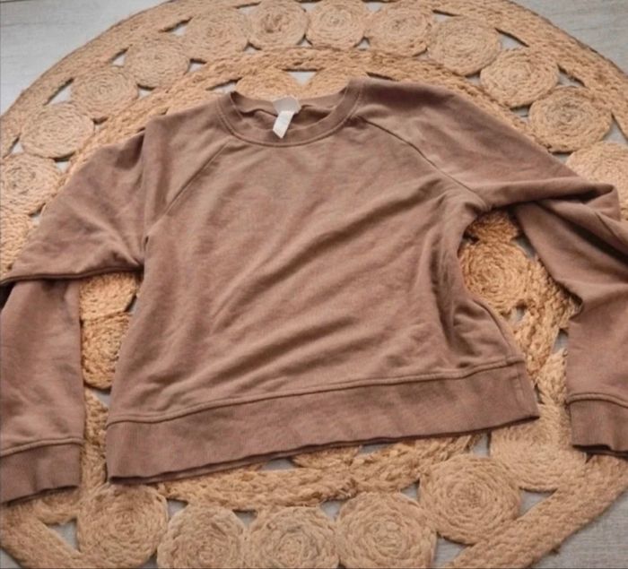 Sweat-shirt marron - photo numéro 2