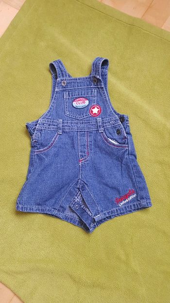 Salopette courte bébé garçon,  6 mois