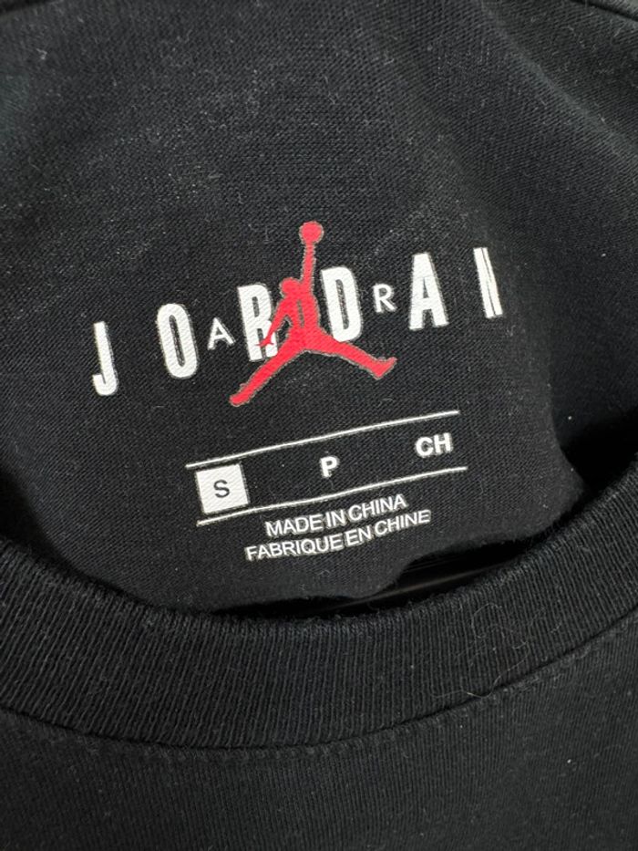 Tee-shirt noir Nike Air Jordan taille S - photo numéro 8
