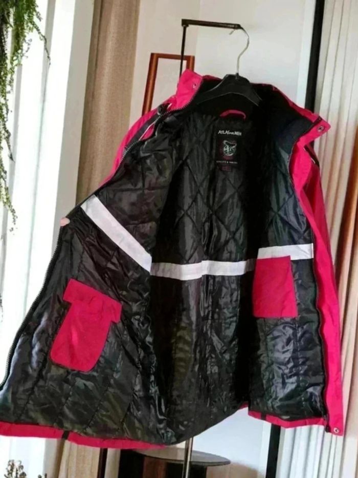 Parka rouge atlas for men plus que impeccable🌹 L🌹 - photo numéro 4