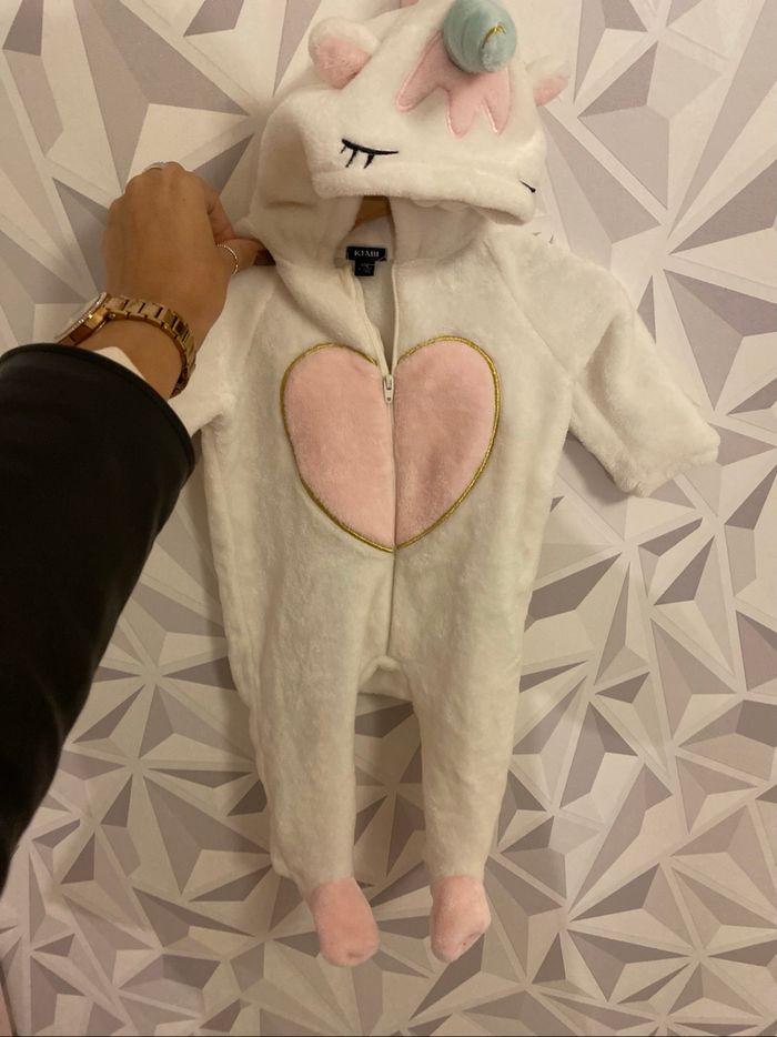 Combinaison polaire bébé fille
