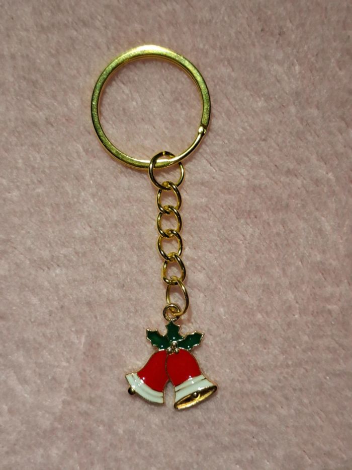 Porte clé cloche Noël