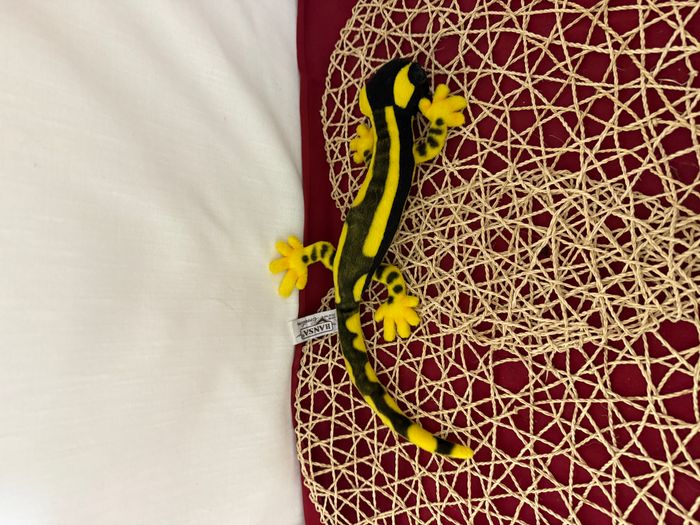 Hansa - Peluche Salamandre Jaune/Noire - photo numéro 2