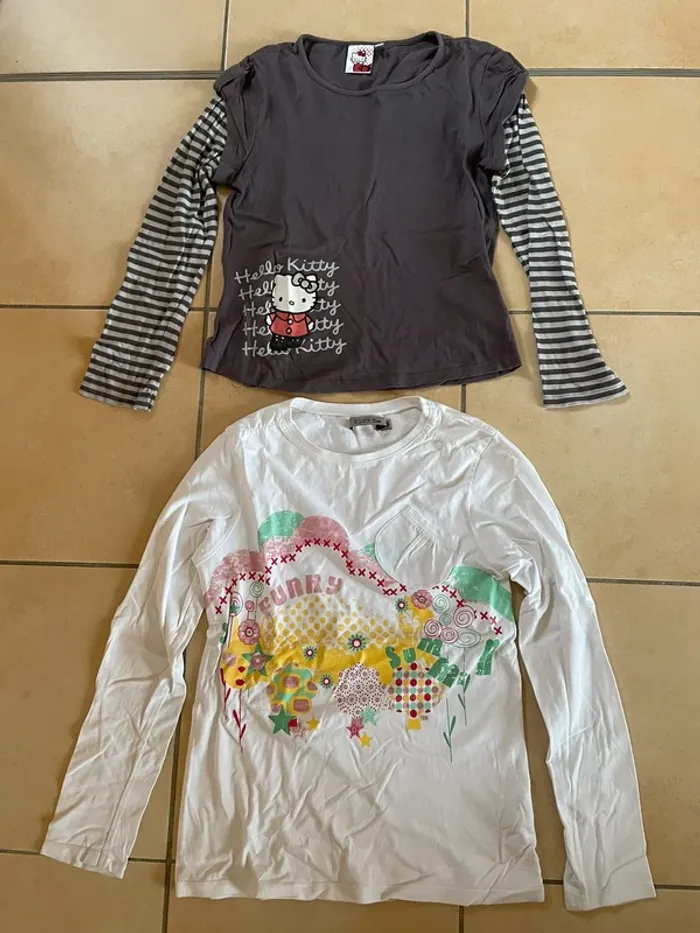 Lot 2 maillots fille