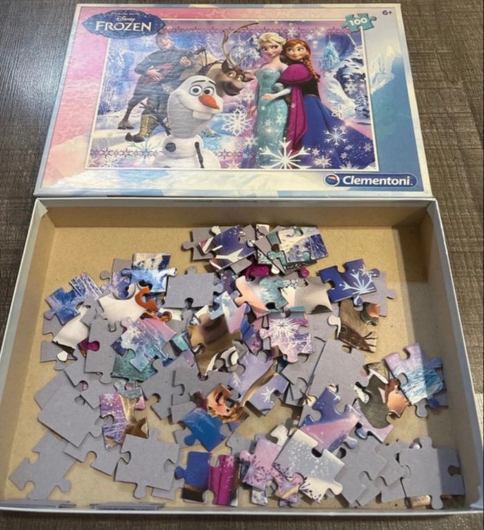 Puzzle Reine des Neiges Disney 100 pièces - photo numéro 2