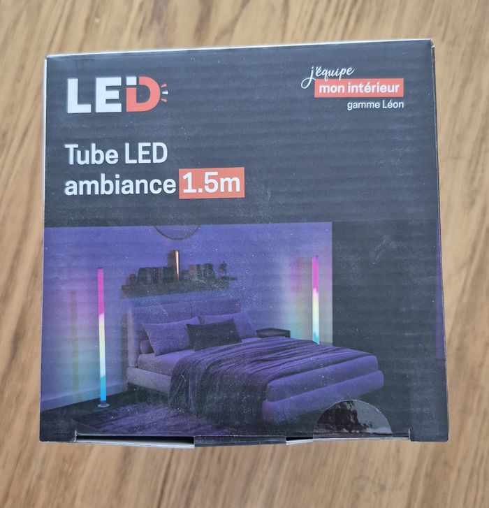 Tube LED Ambiance 1.5m - 67led 10w RGB - Neuf - photo numéro 5