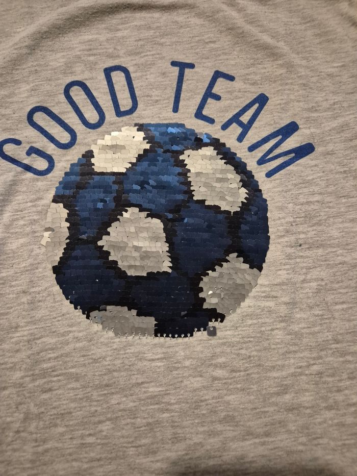 T-shirt sequins ballon MC garçon - 4 ans - photo numéro 4