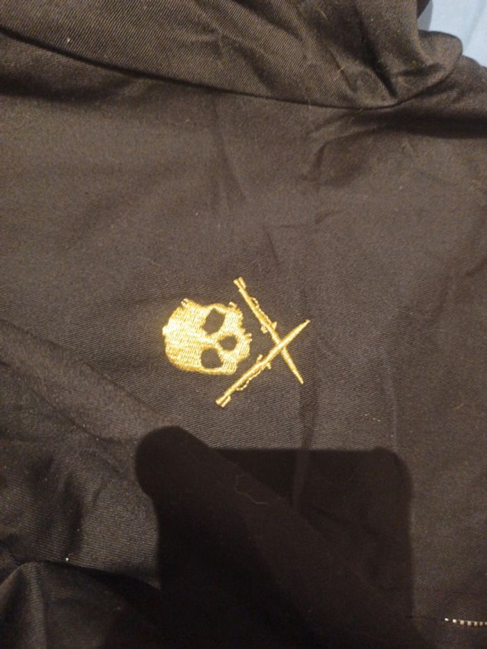 Veste noire à motif crâne, tête de mort Kill wear - photo numéro 3