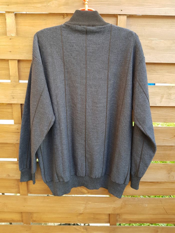 Pull homme col haut, 50% laine - photo numéro 5