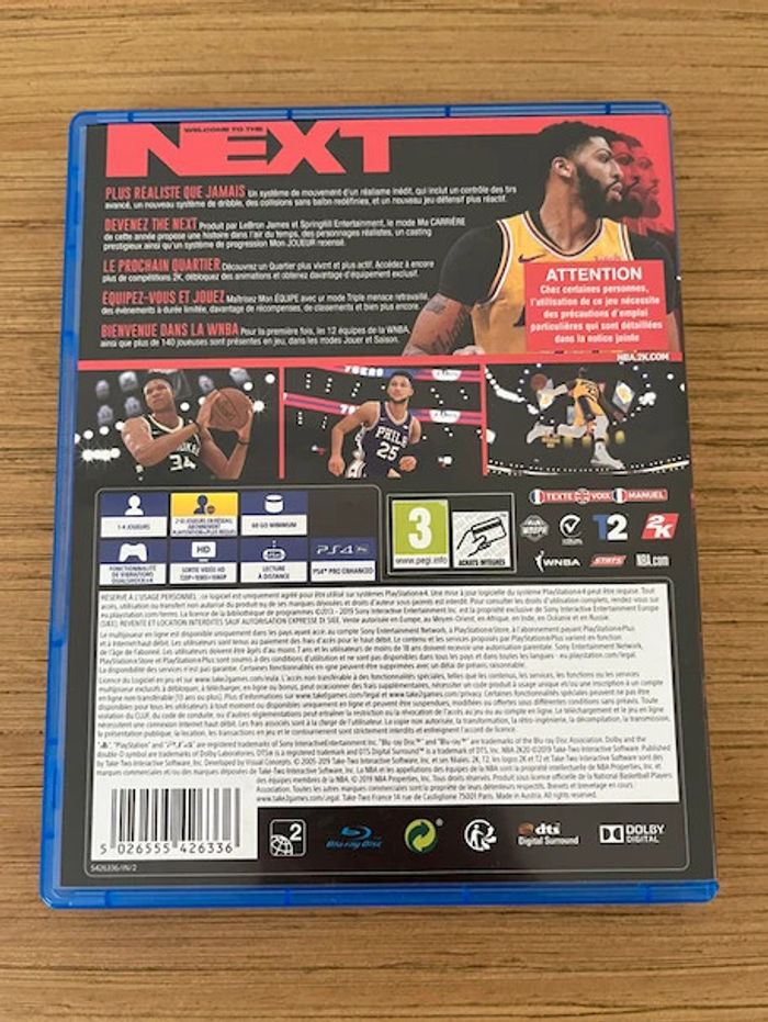 Jeu Ps4 - Nba 2K20 - photo numéro 2