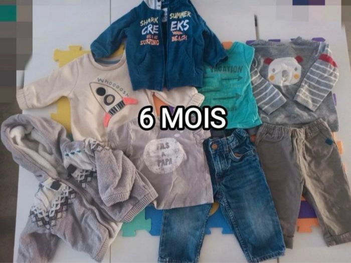 Lot 6 mois garçon automne hiver - photo numéro 2