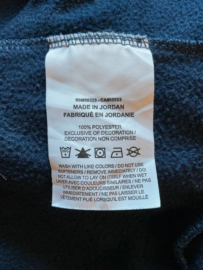 Sweat léger 1/4zip pour homme Nike Carlmont Soccer bleu marine taille L 178 - photo numéro 11