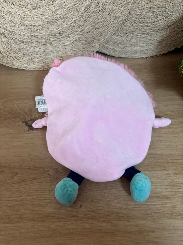Doudou plat rond flamant rose tropi cool doudou et compagnie - photo numéro 4