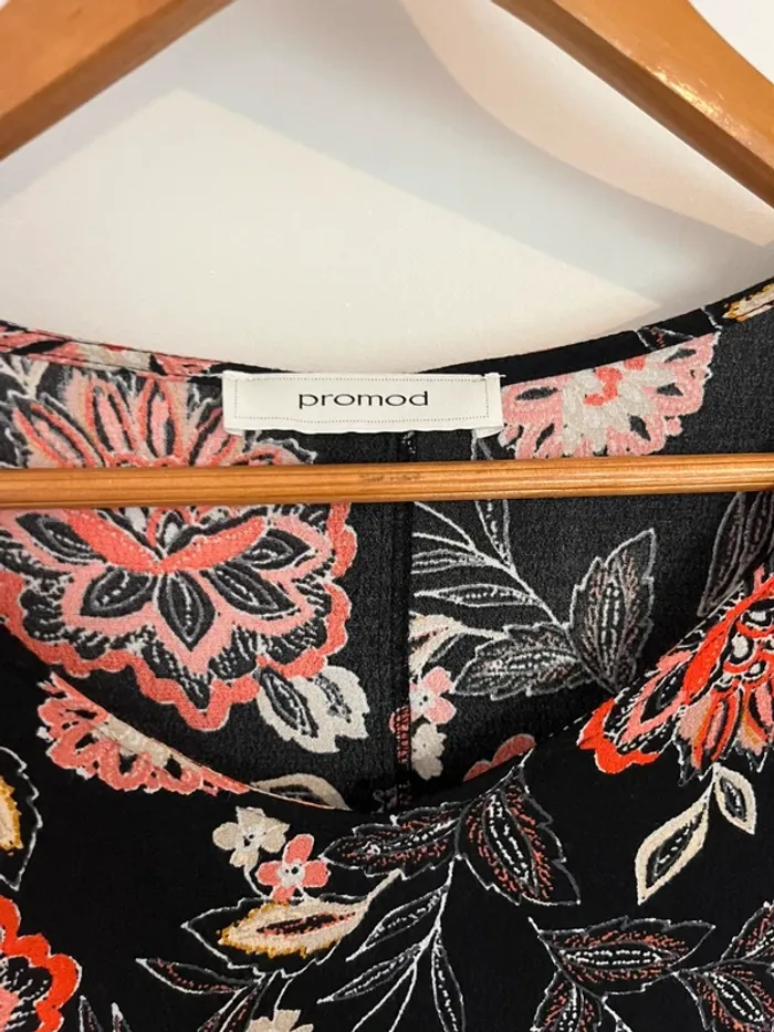 Blouse fleurie Promod - taille XS - photo numéro 2