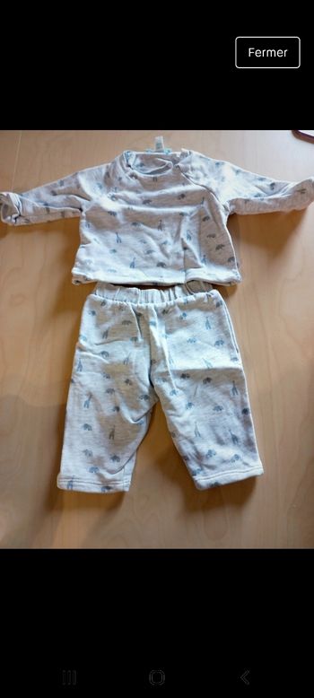 Lot ensemble et salopette