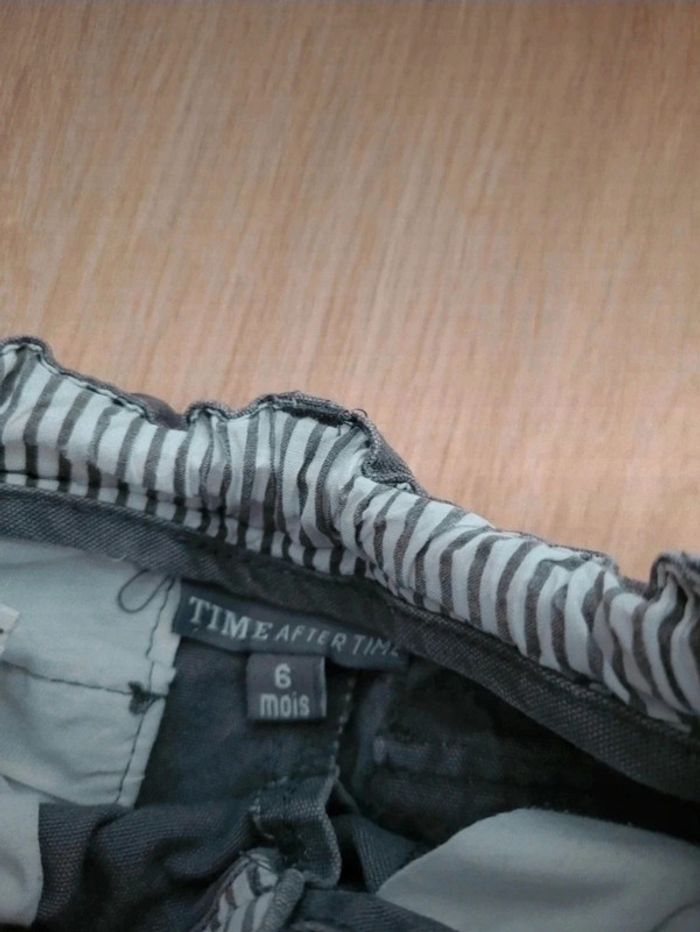 Pantalon gris garçon 6 mois - photo numéro 2