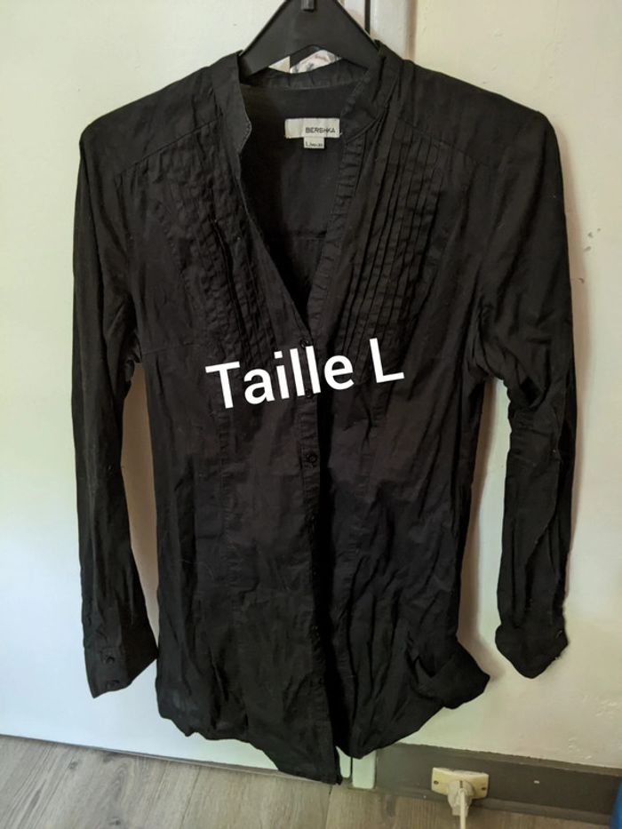 Chemise longue Bershka