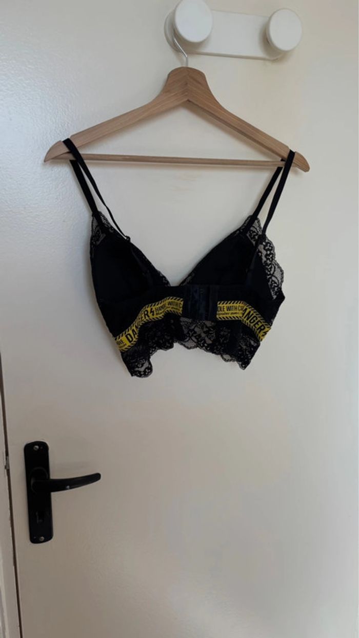 Soutien gorge en dentelle noir taille L undiz - photo numéro 3